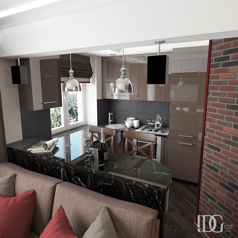 Холостяцкая квартира на улице Татарская в Москве