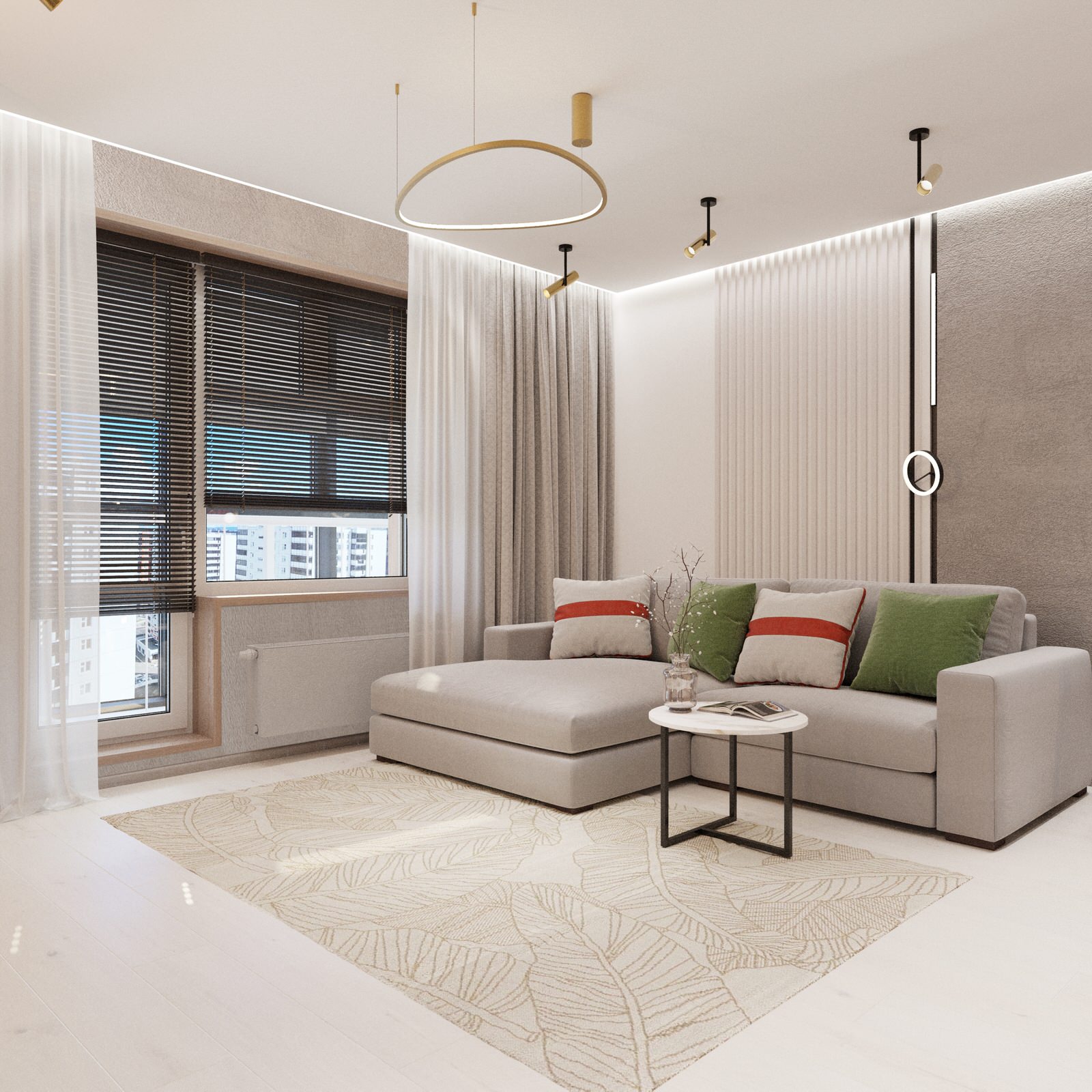 Обложка проекта: Небольшая уютная квартира расположенная в живописном месте  города