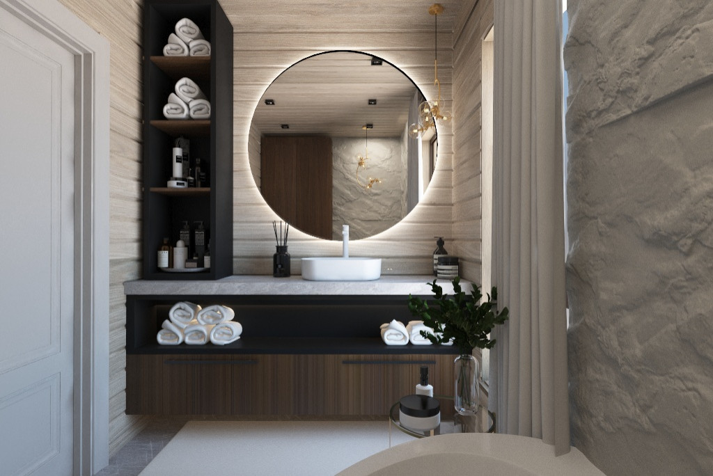 Дом из бруса в ЭКО стиле