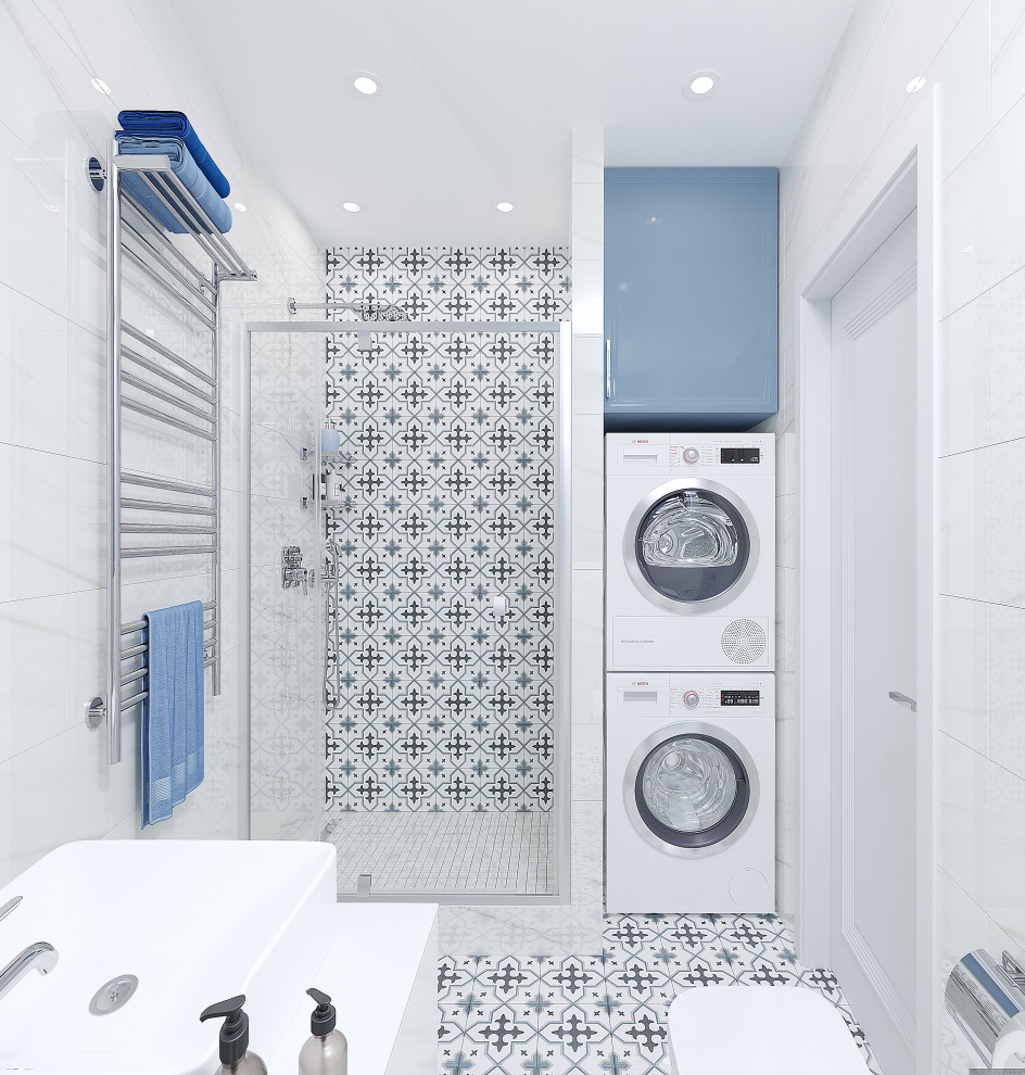 В голубой дымке