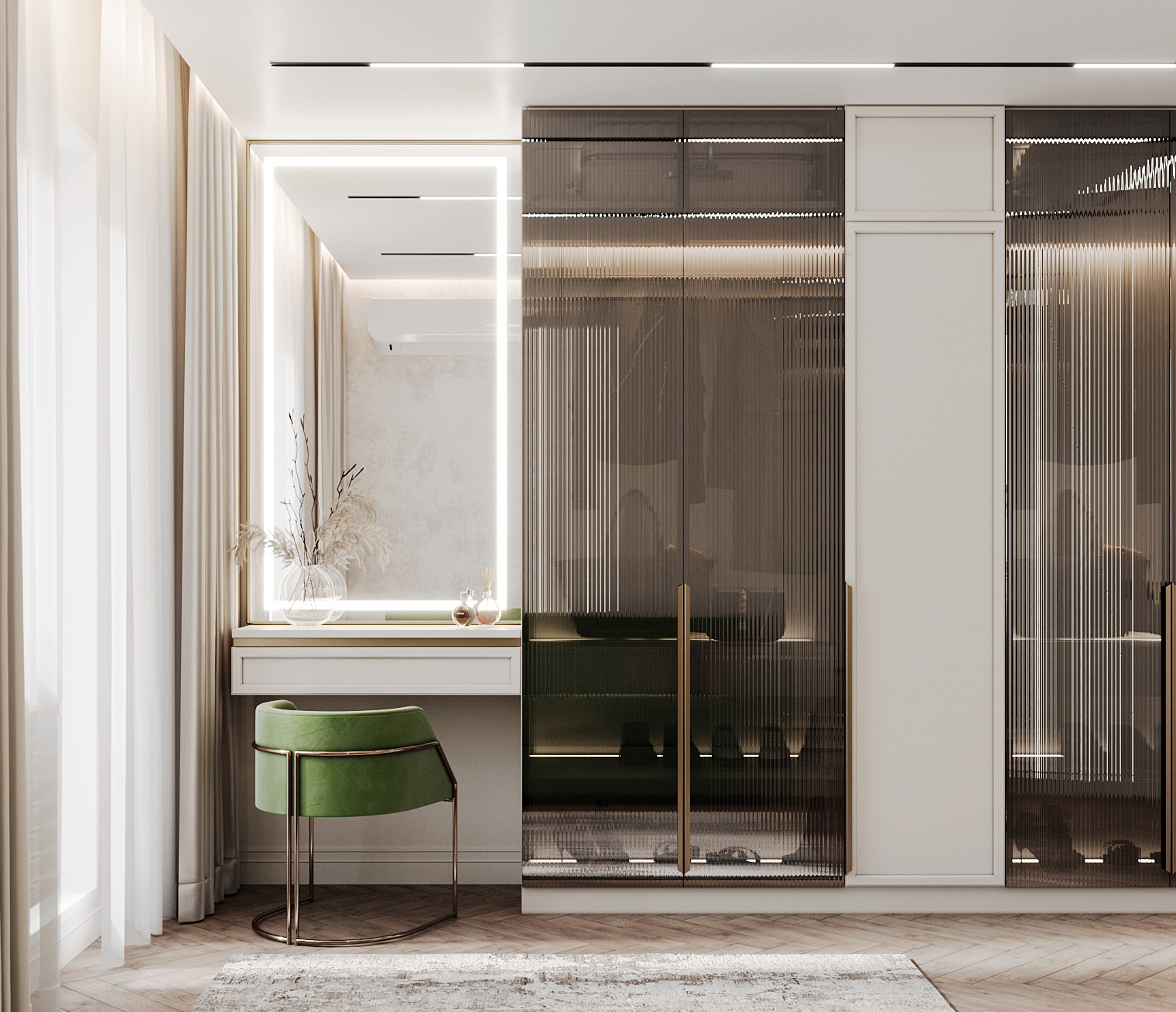 Обложка проекта: Гардеробная комната. Современный стиль.