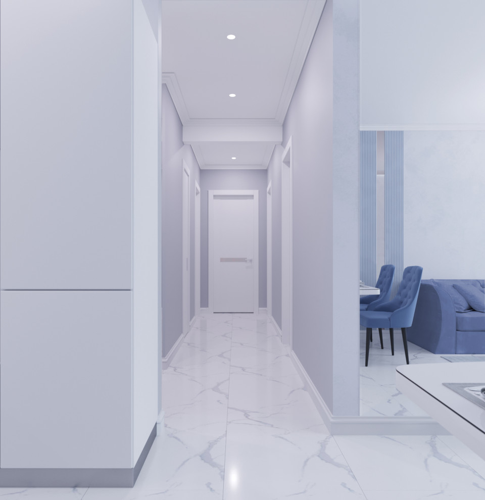 Дизайн-проект 4-х комнатной квартиры 92 м2  ЖК Новые Горизонты