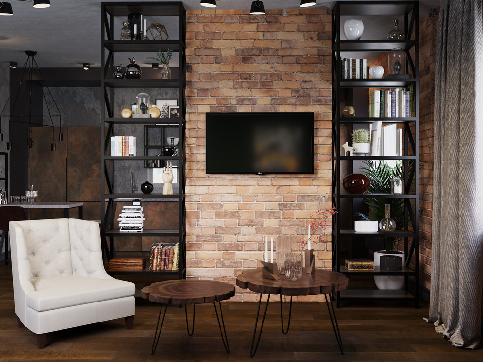 3 D Visualization of living room. Design by Set Bureau.