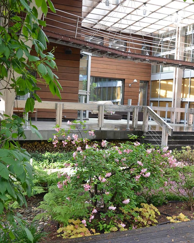 Сад с японским характером в КП Ландшафт