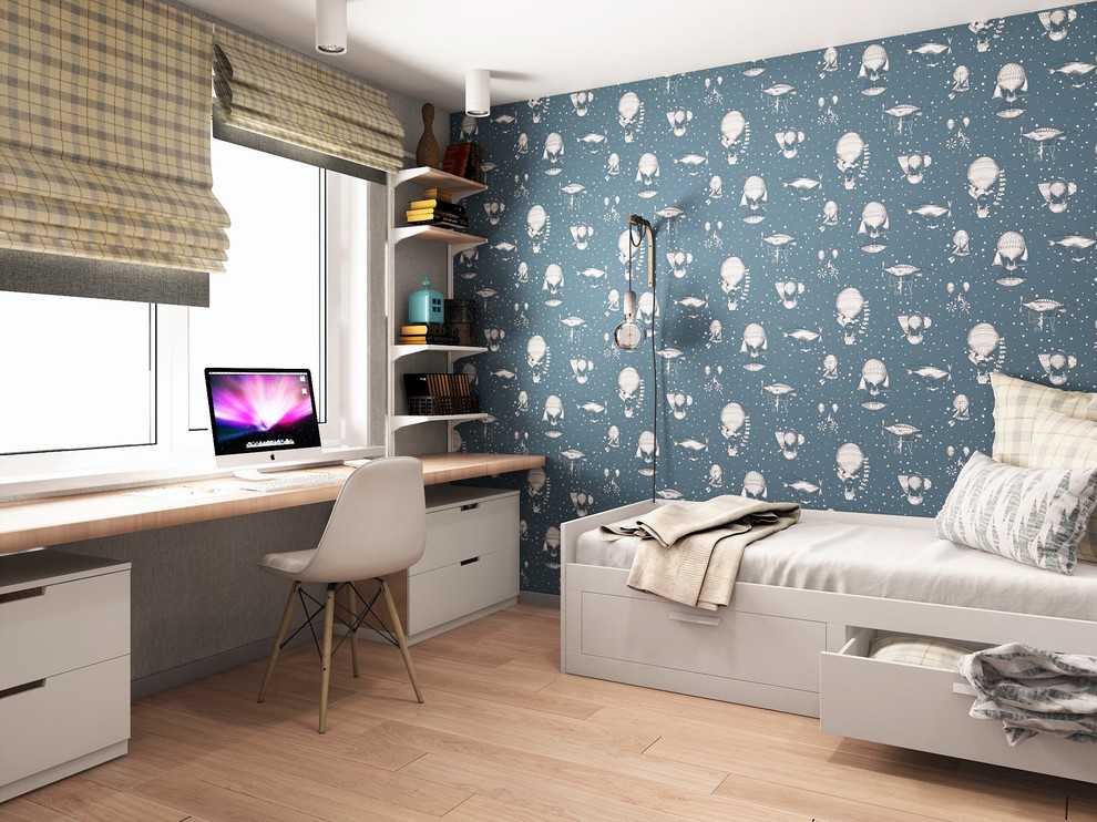 ЖК "Шесть звезд" Дизайн-проект двухкомнатной квартиры студии.