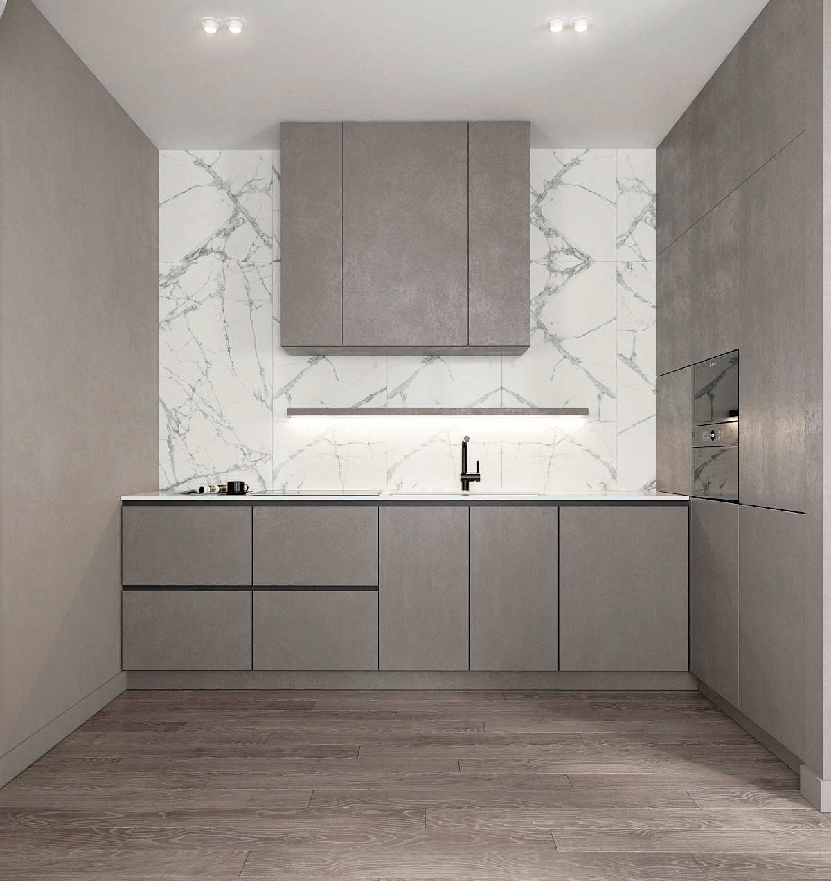 Квартира с вторым светом в современном стиле