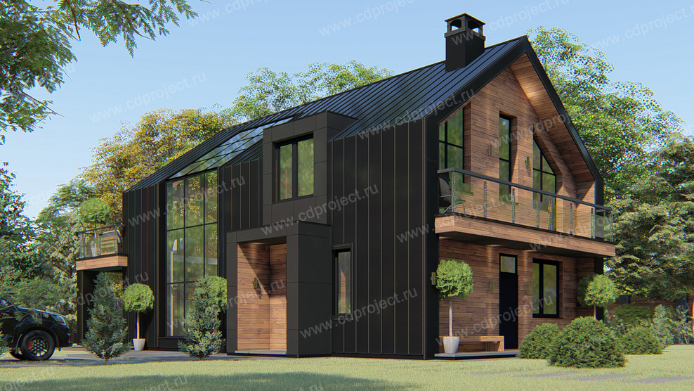 Загородный дом в стиле BARN HOUSE