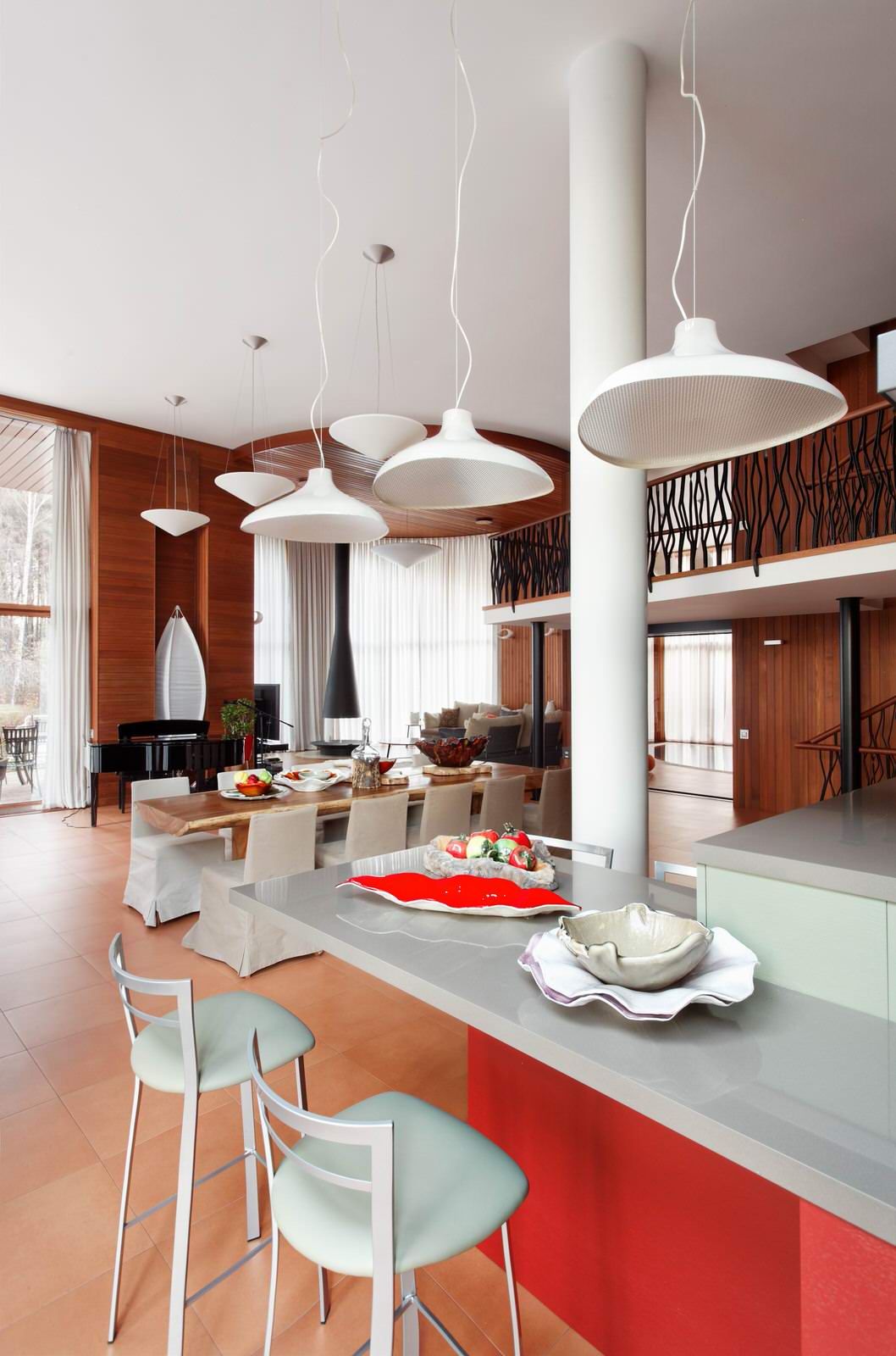 Дом в Подмосковье: Столовая