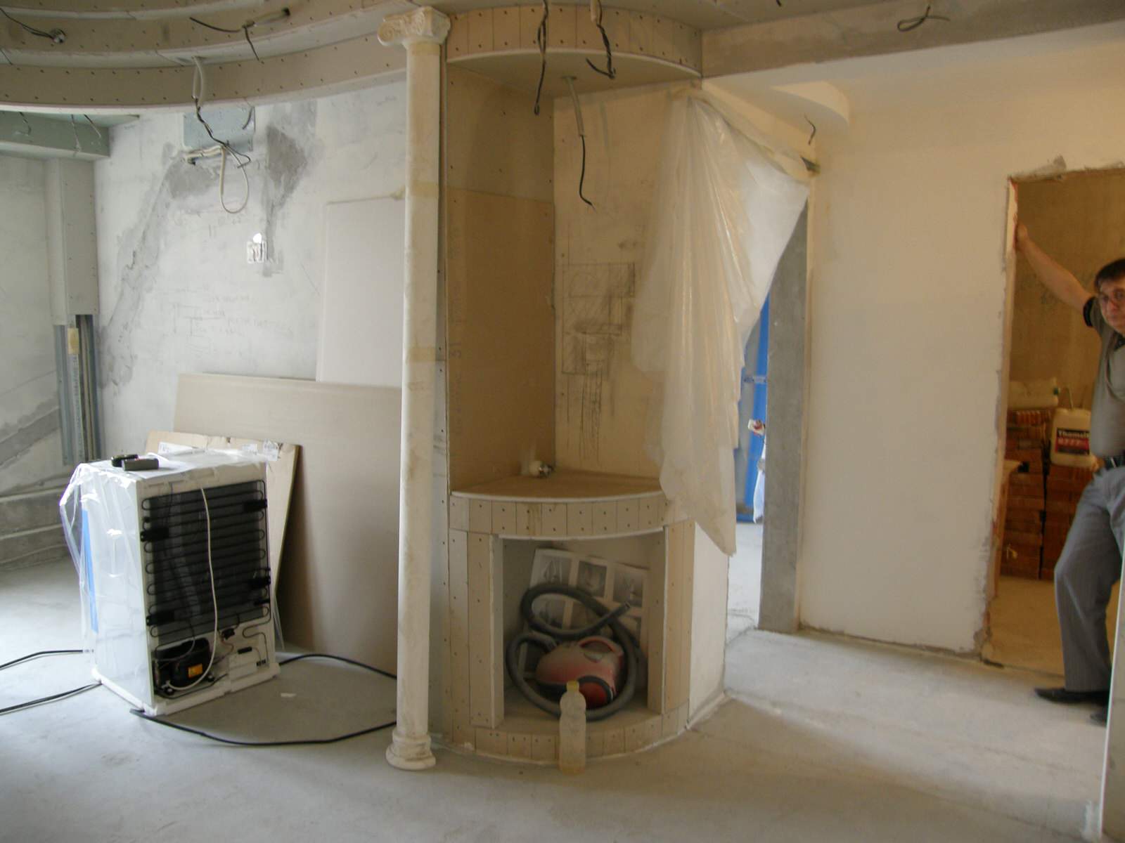 Красногорск, фотографии вовремя проведения строительных и ремонтных работ