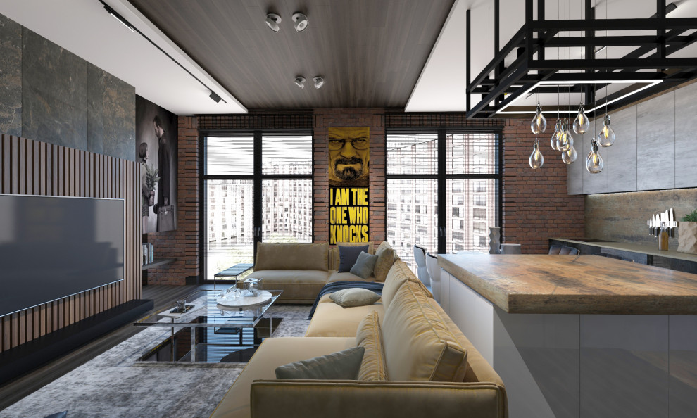 Гостиная-кухня