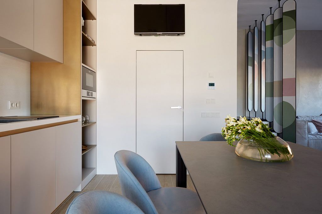 Кухня-гостиная 55м2 "Дачный ответ"