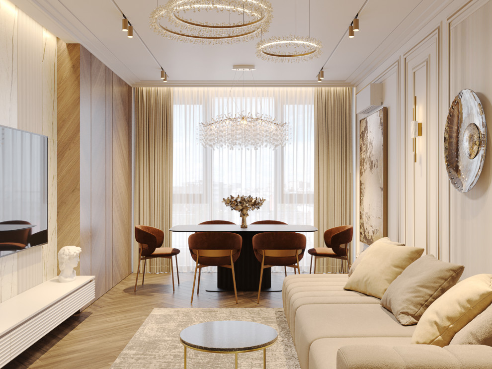 Интерьер трехкомнатной квартиры