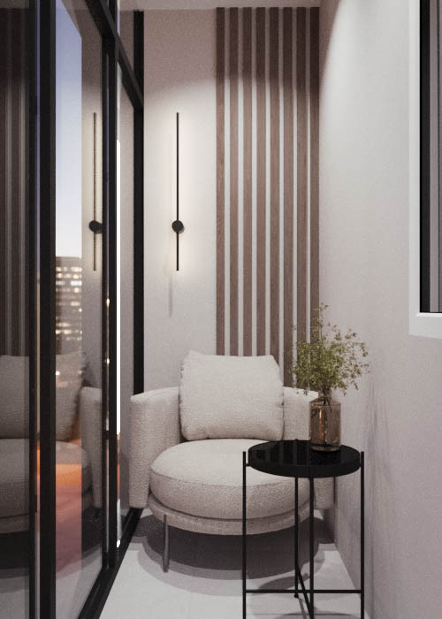 Нежная двушка в  ЖК Атлант