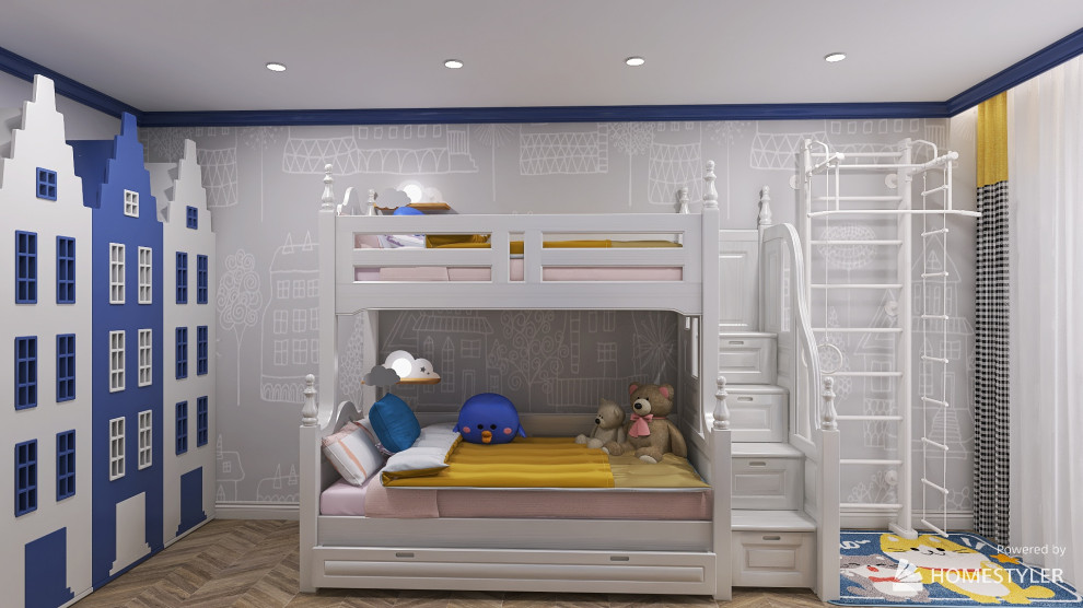 Трехкомнатная квартира для семьи с двумя детьми 90 кв.м.