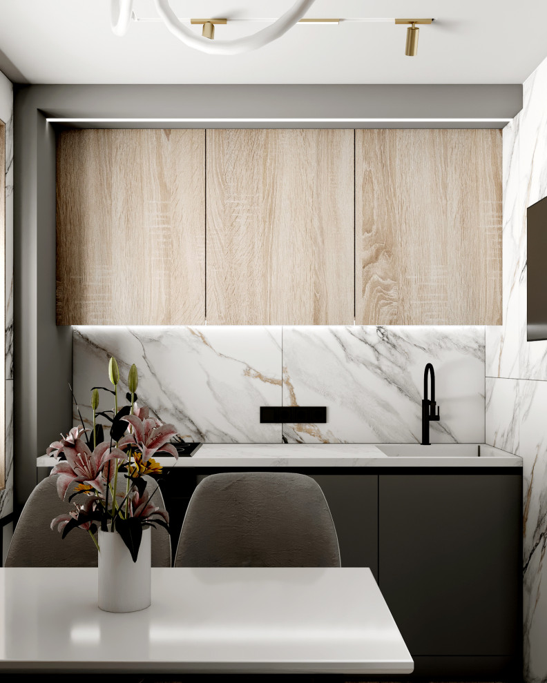 Дизайн интерьера квартиры 57 м2 во вторичном фонде Москвы