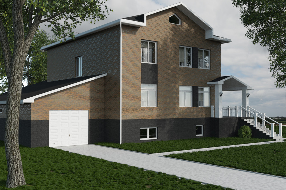 Разработка фасадов индивидуального жилого дома