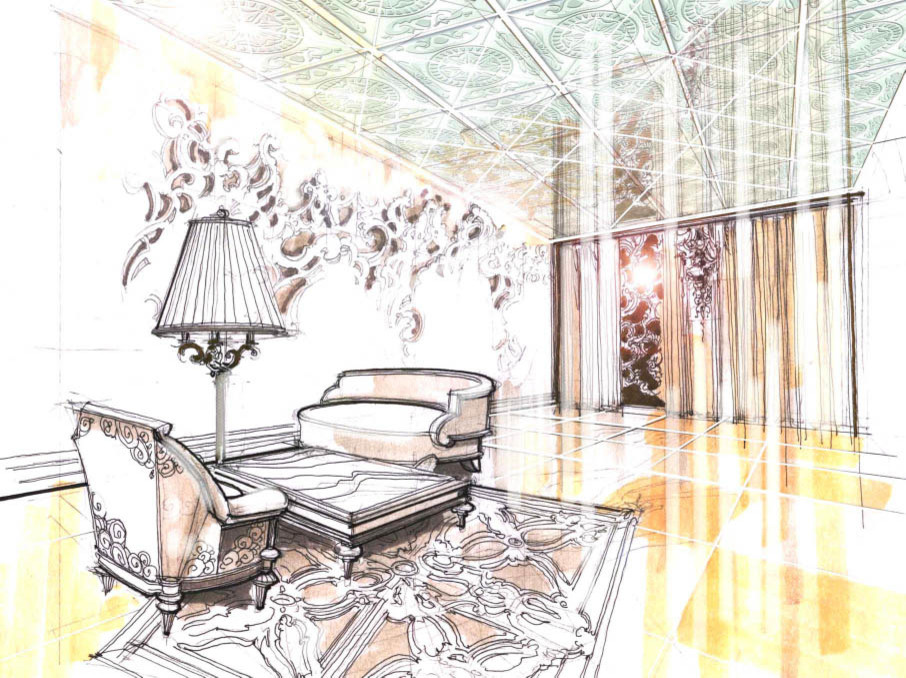 Эскизы - дизайн интерьера