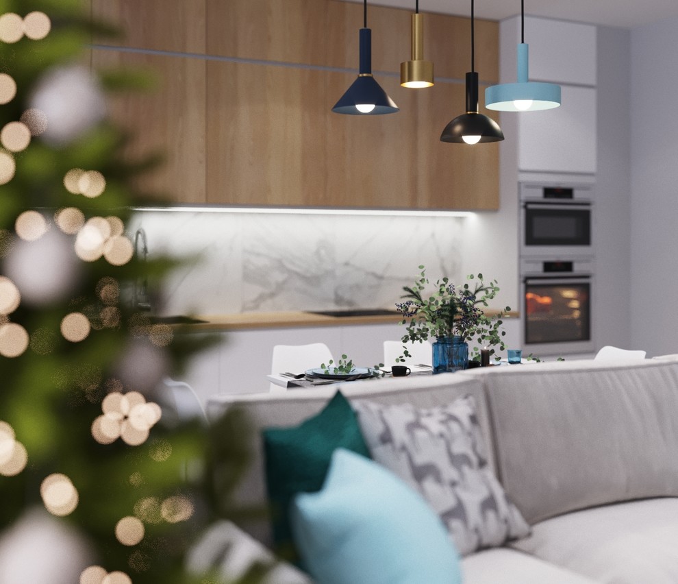 Кухня-гостиная 28,64 кв.м