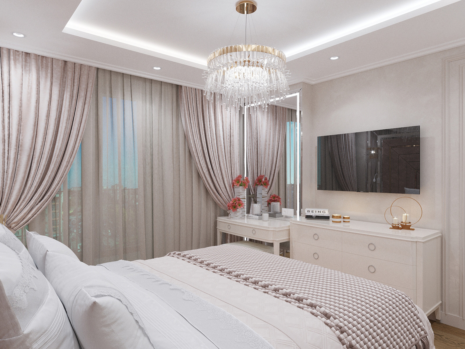 Проект двухуровневого пентхауса в ЖК "Парковый"