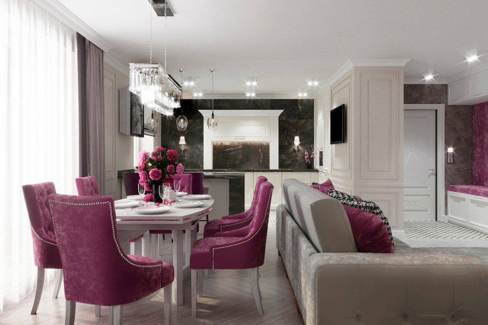 Благородные интерьеры в классическом стиле