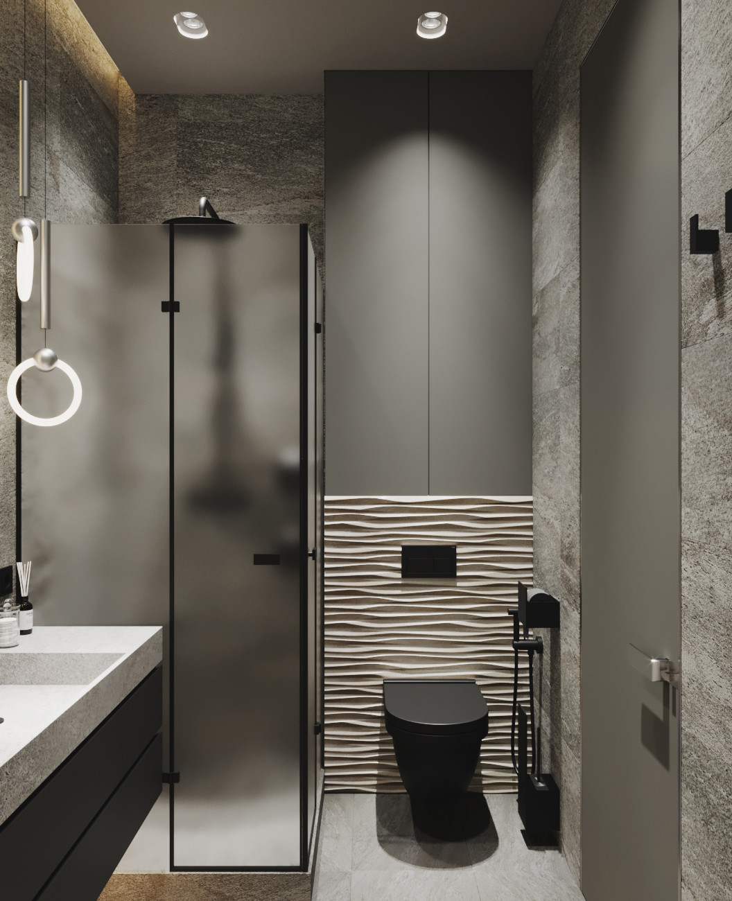 GRAY. Квартира в ЖК Дом на набережной, 64 кв.м