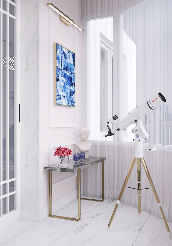 Обложка проекта: Неоклассика в оттенках нежной розы и сапфира