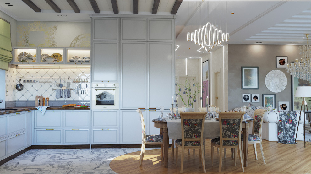 Загородный дом в провансе с элементами современной классики