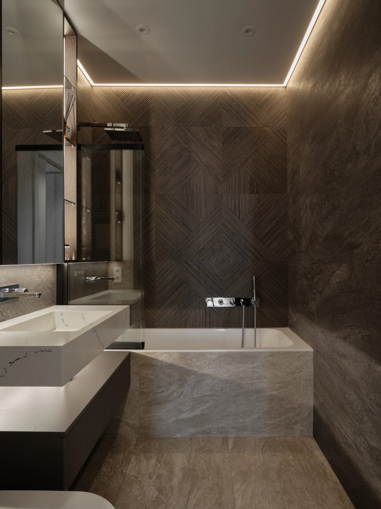 Реализация дизайна-проекта ванной ЖК " Дом на Дачной "