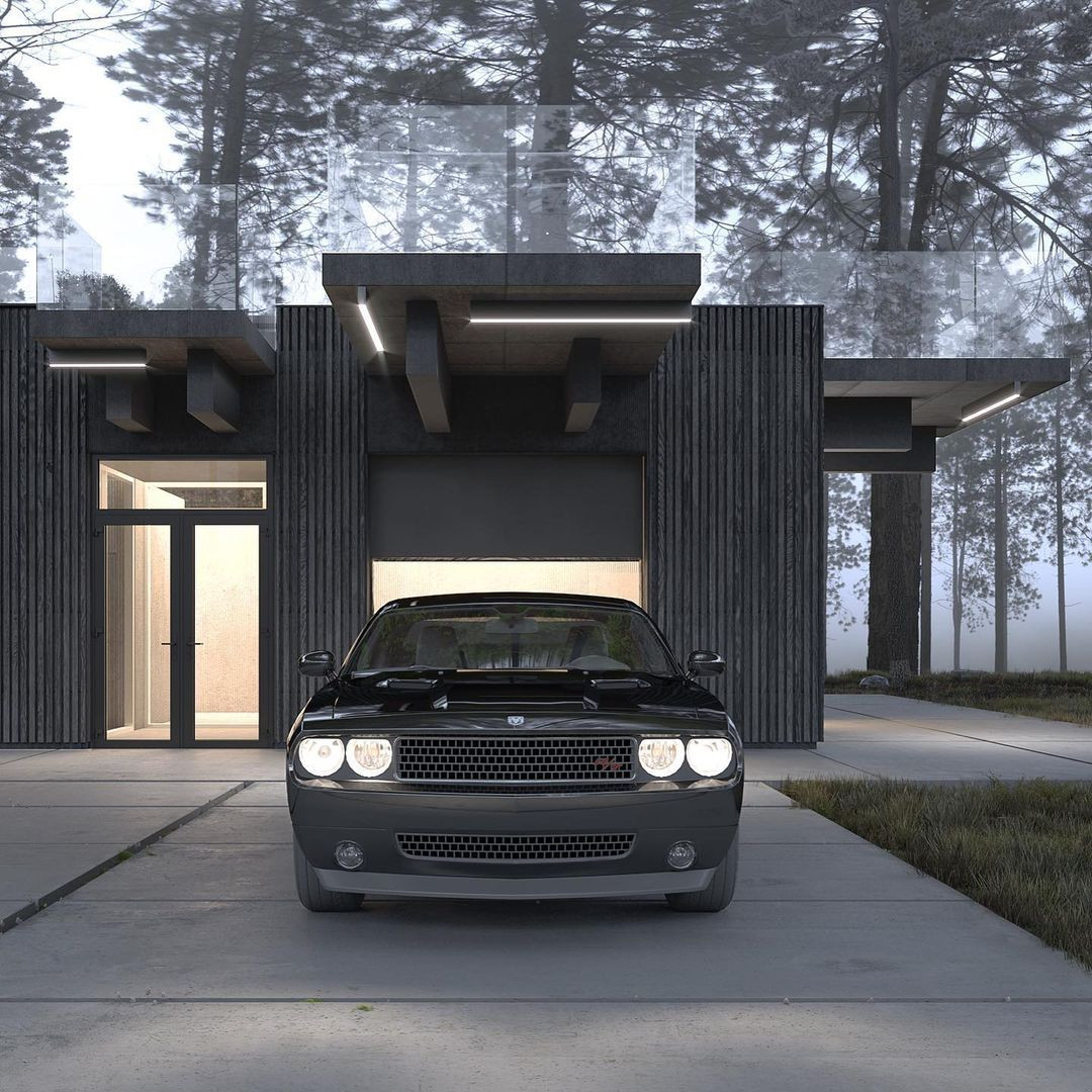 Обложка проекта: Проект загородного коттеджа. Экстерьер.