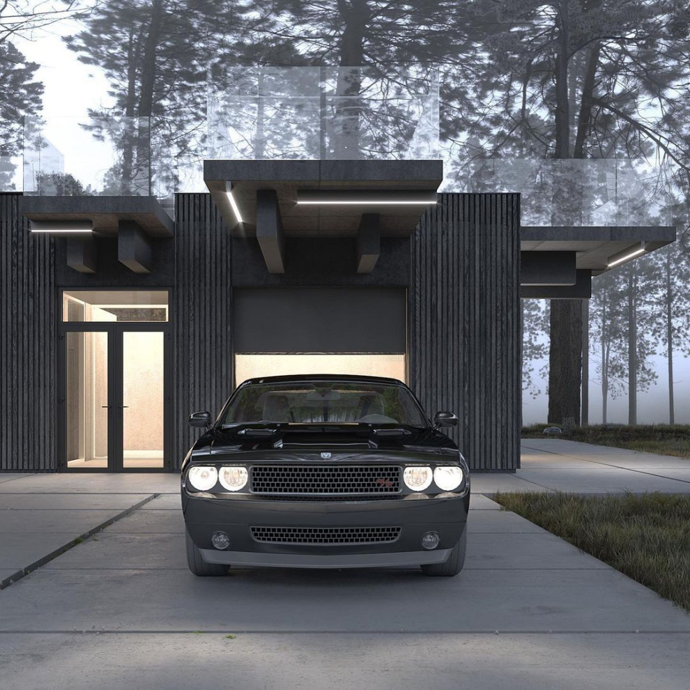 Обложка проекта: Проект загородного коттеджа. Экстерьер.