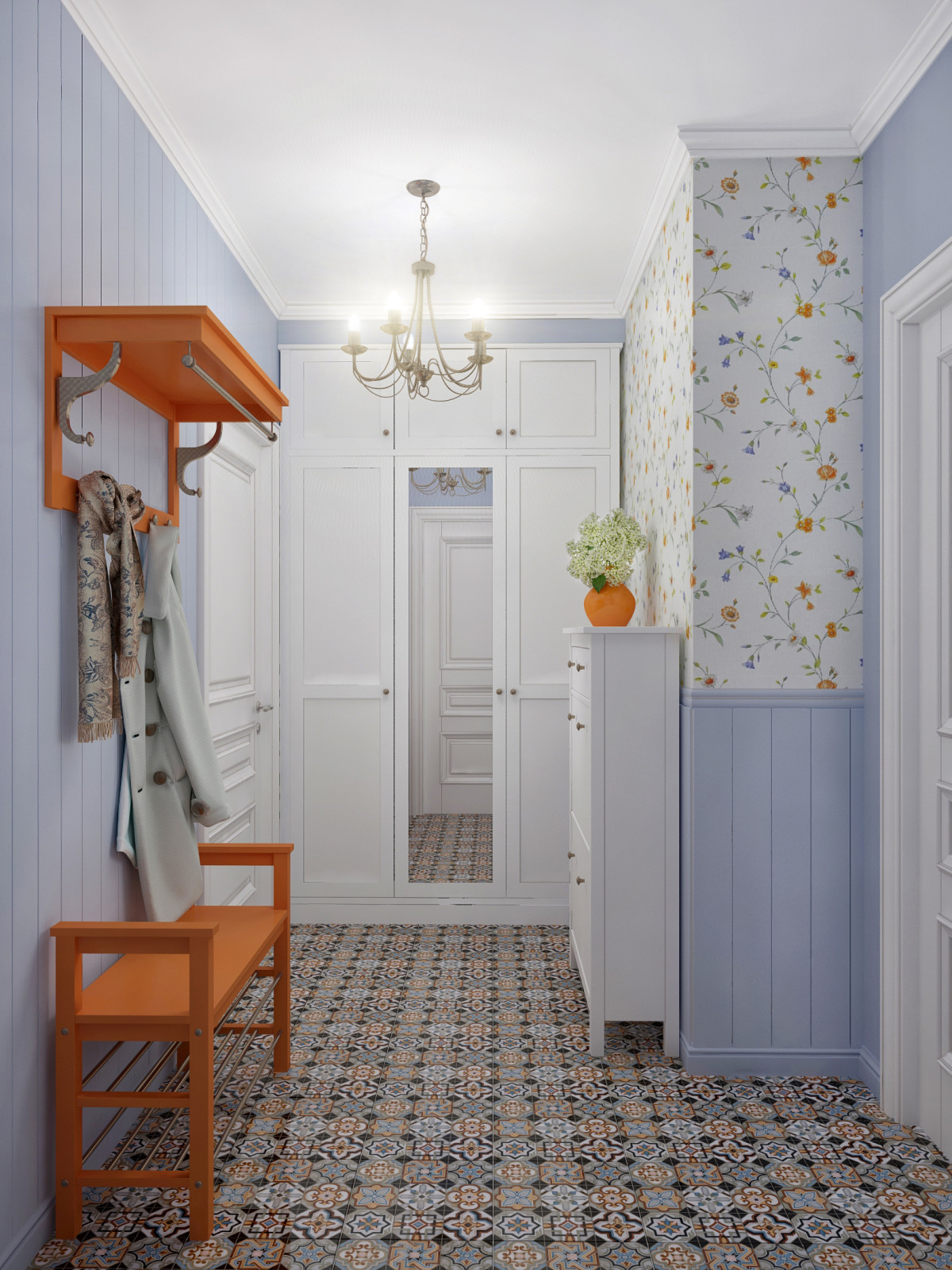 Яркий проект с мебелью и освещением ИКЕА