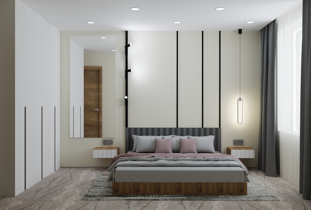 учебный проект. 1-й этаж частного дома для проживания 2 человек и собаки.