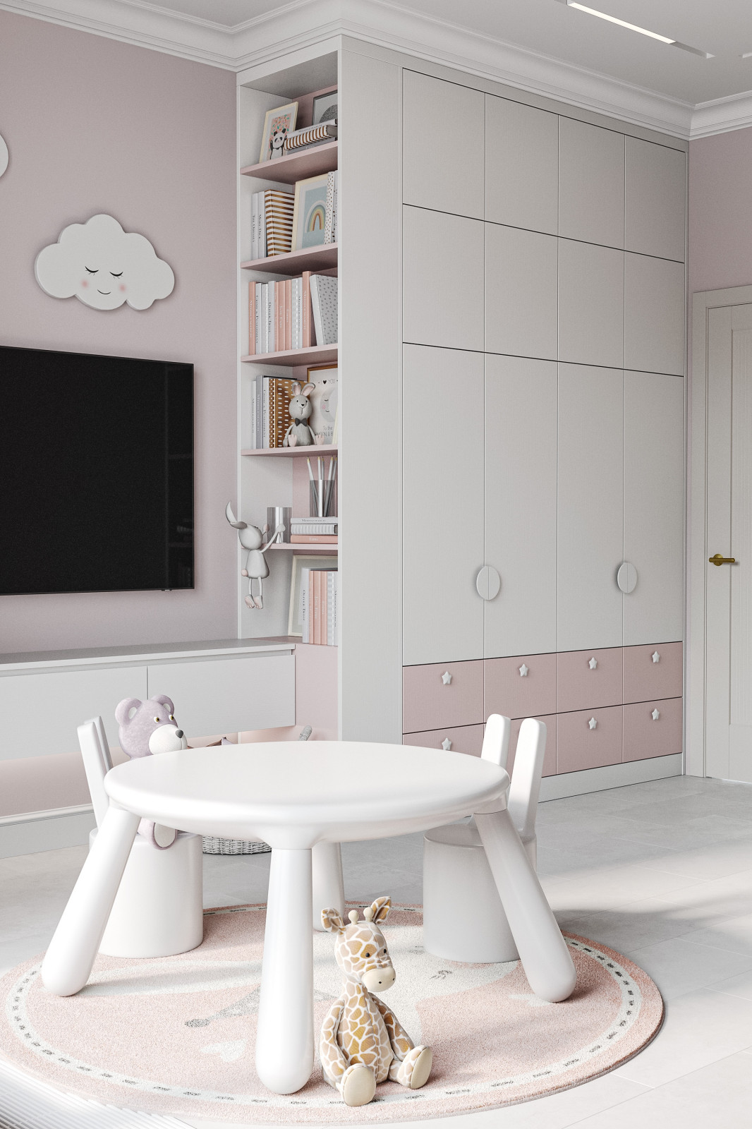 Нежная детская комната для девочки