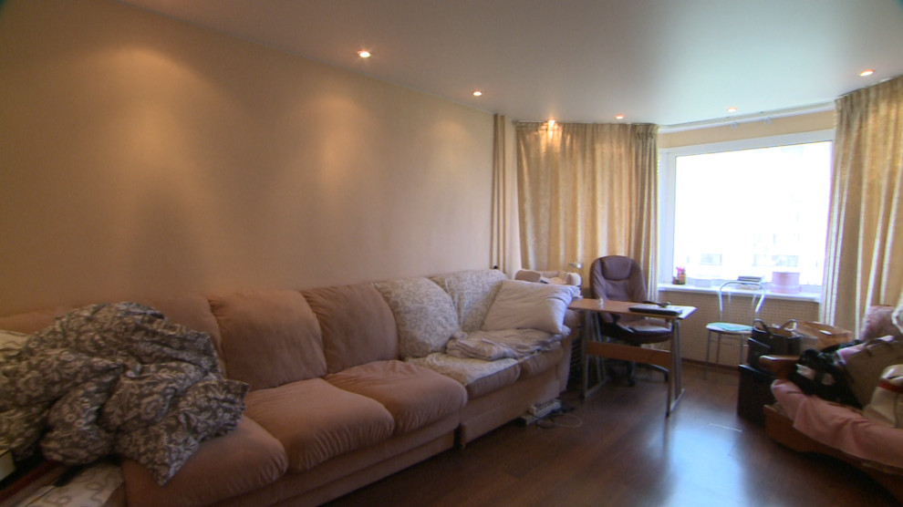 Проект гостиной "24 часа" для программы "Школы ремонта"