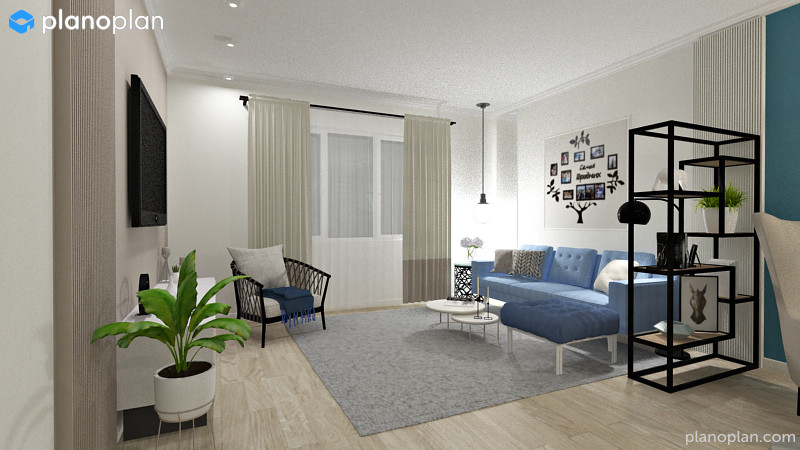 Гостиная для счастливой семьи