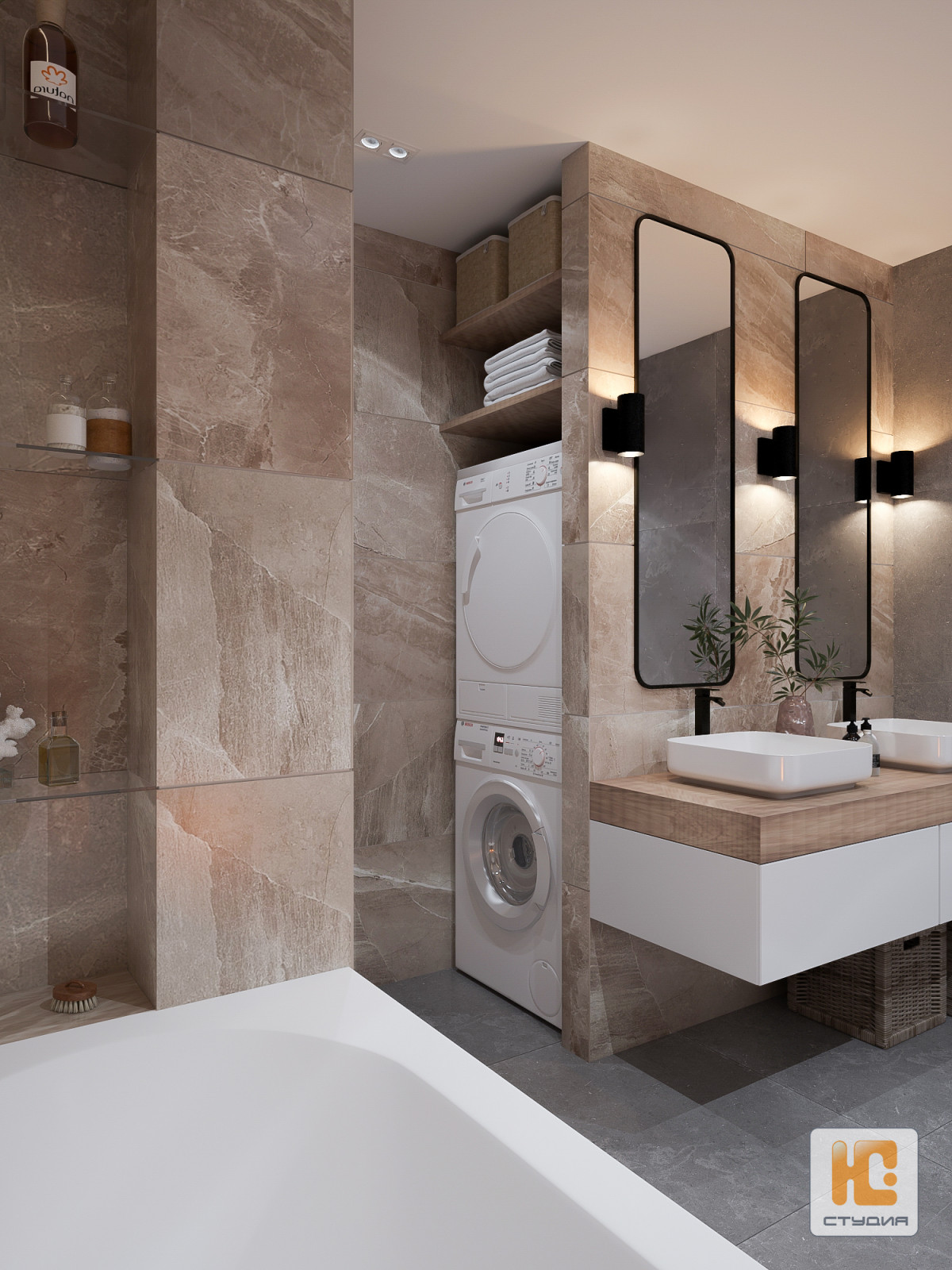 Дизайн-проект квартиры 84.00 м/кв