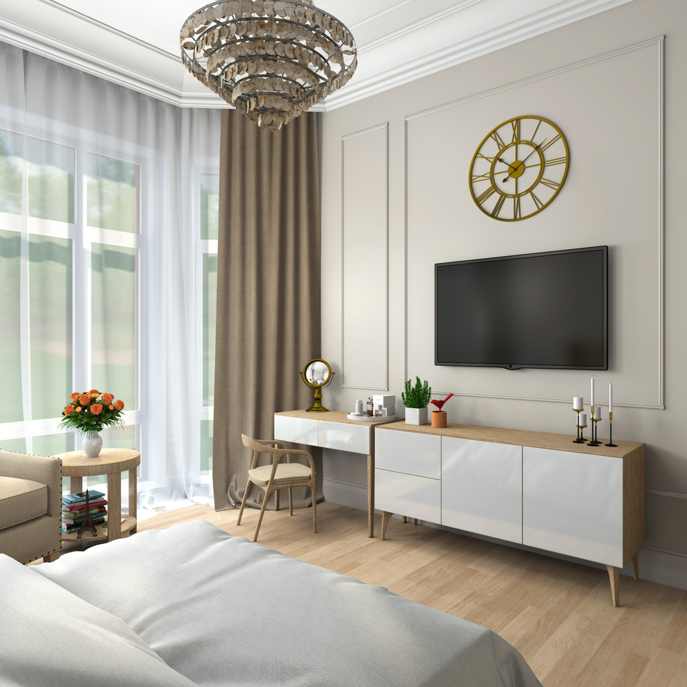 Дизайн интерьера спальни в частном доме