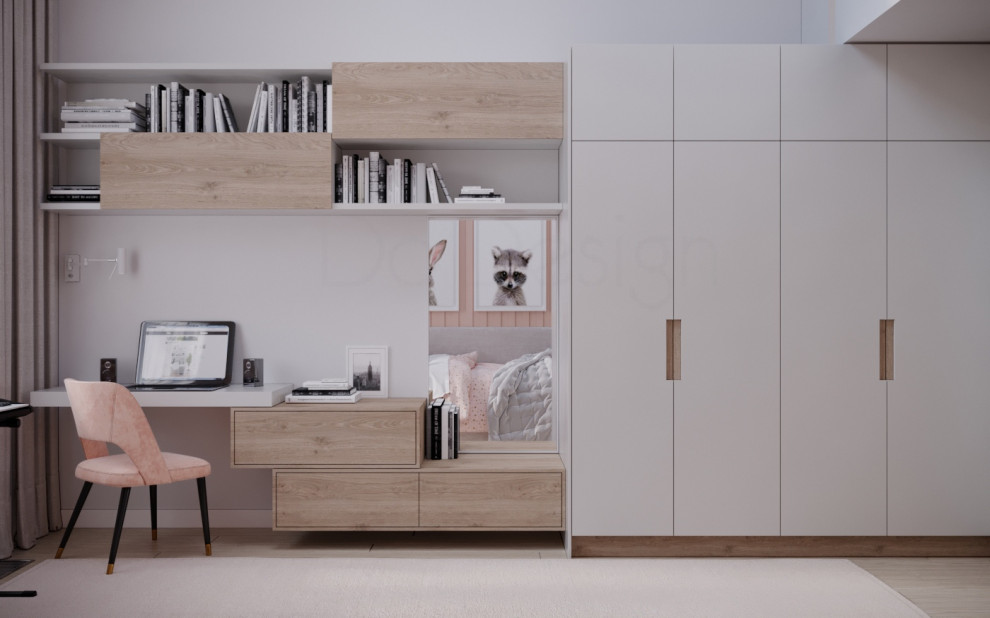 Детская. Дизайн-проект таун-хауса в Новогорске