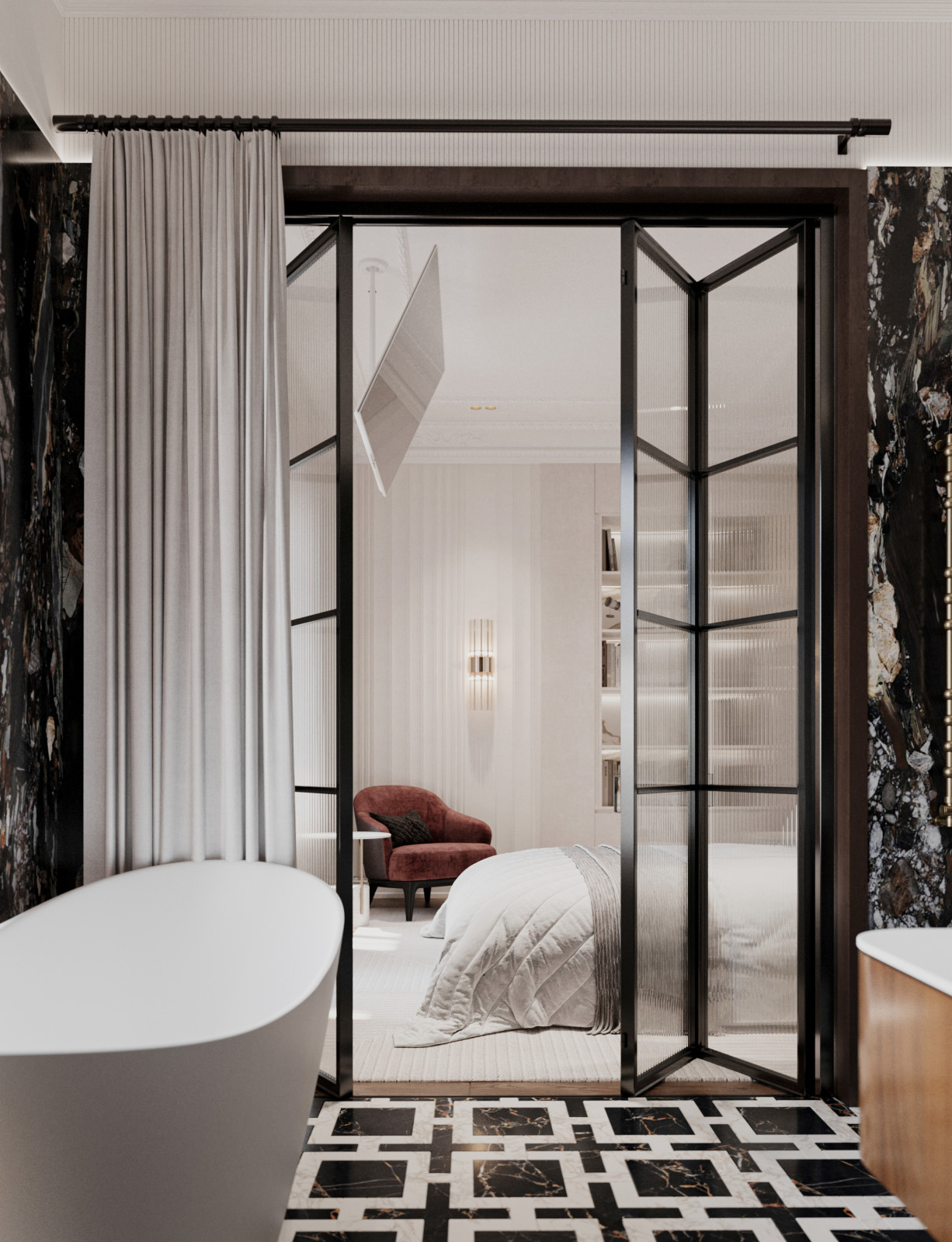 Дизайн квартиры на Третьяковке