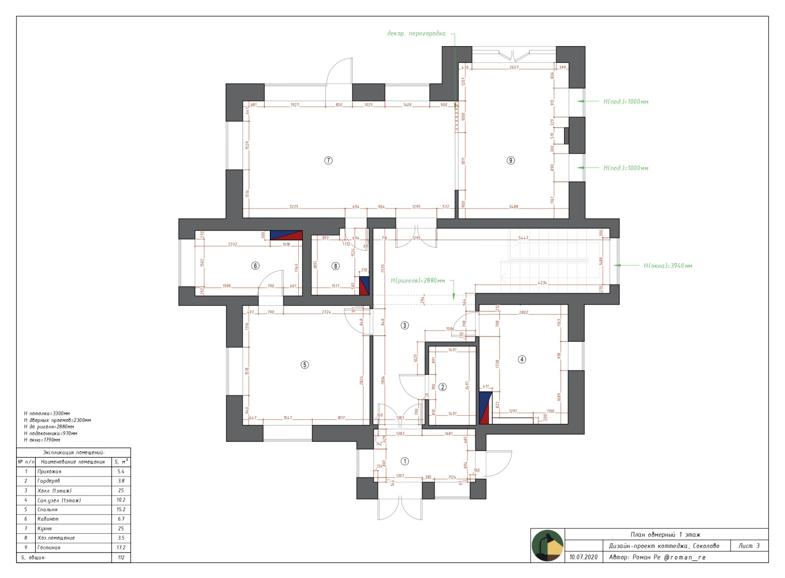 Обложка проекта: Пример готового дизайн-проекта квартиры