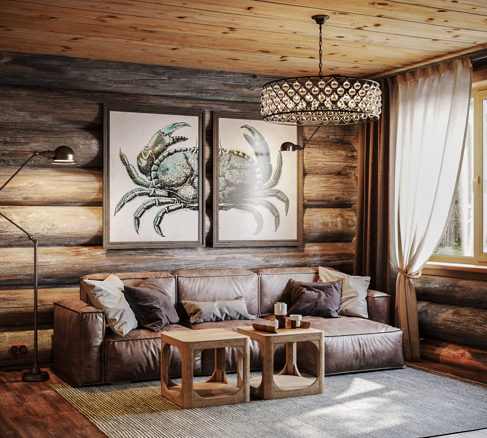 Дом из кело. Спальня студента