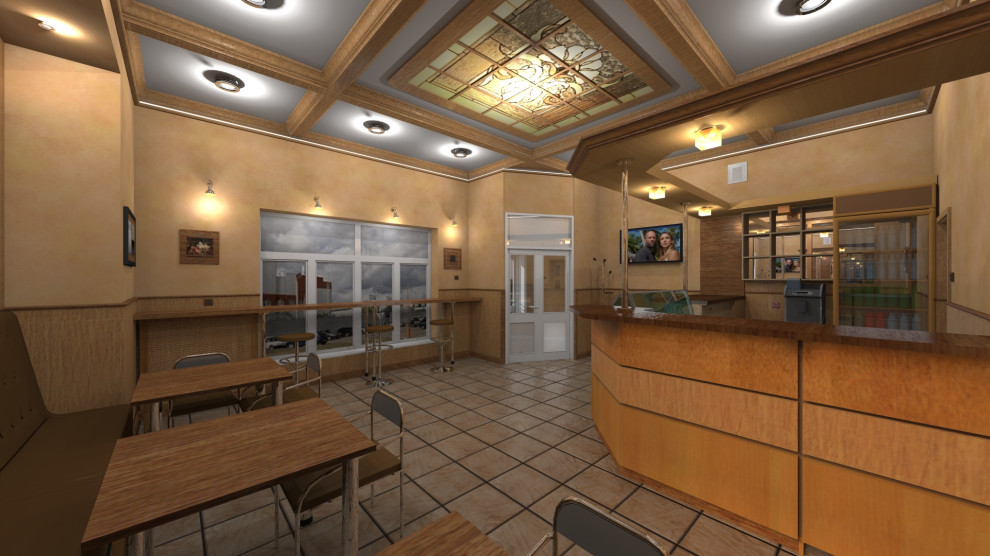 Дизайн проект кафе-бара