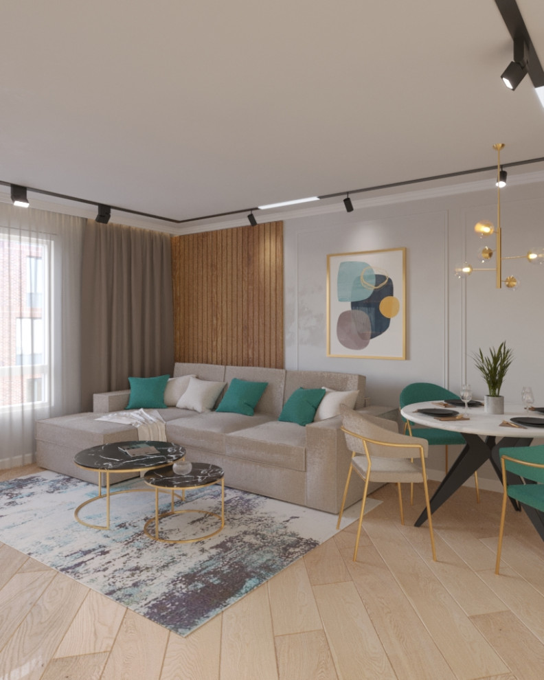 Обложка проекта: Визуализация интерьера в стиле джапанди