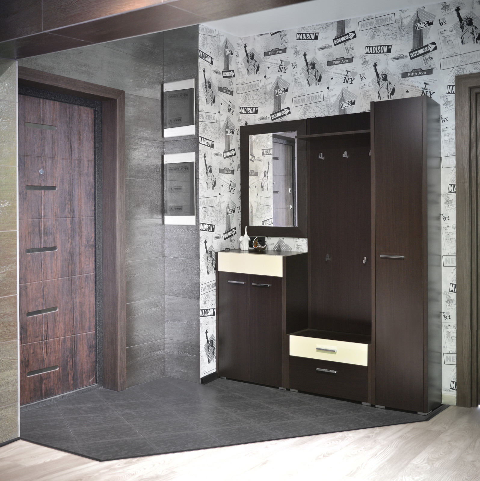 Квартира в стиле авангард для пары фрилансеров