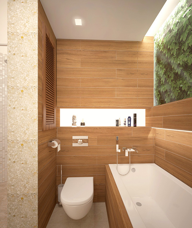 Квартира площадью 97,0 м2 в стиле "Эко"