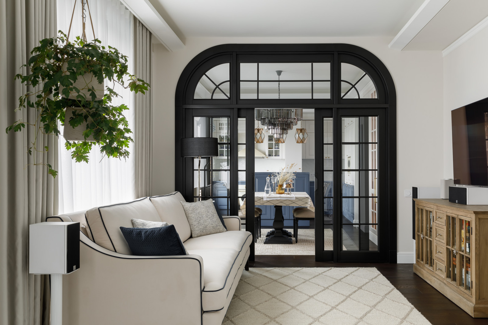 Реализованный проект квартиры 240м², ЖК Смольный проспект