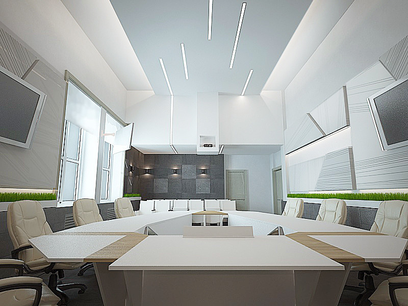 Обложка проекта: Зал ГУВД Красноярского края