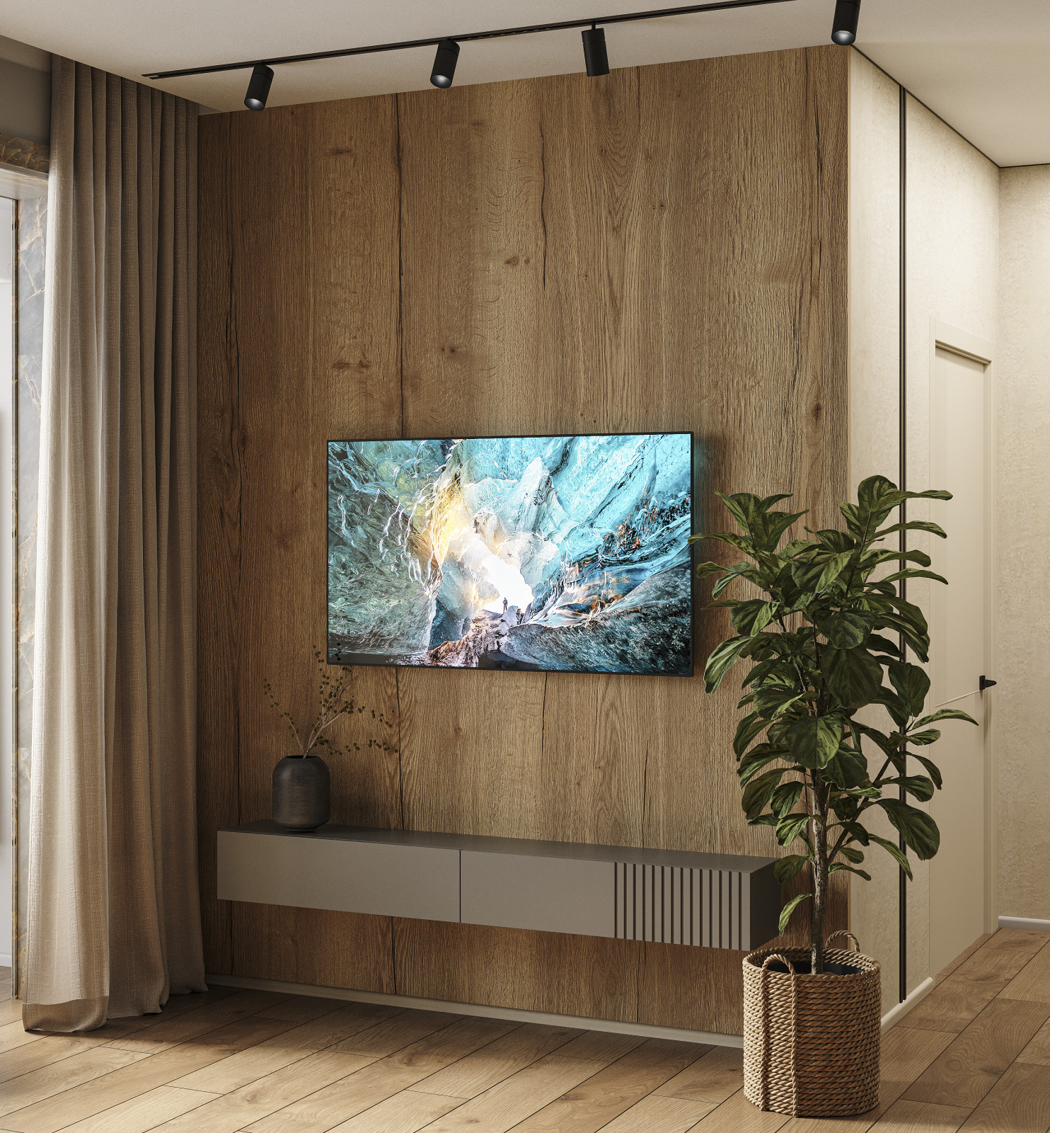 Дизайн-проект 1-комнатной квартиры в ЖК Джаз