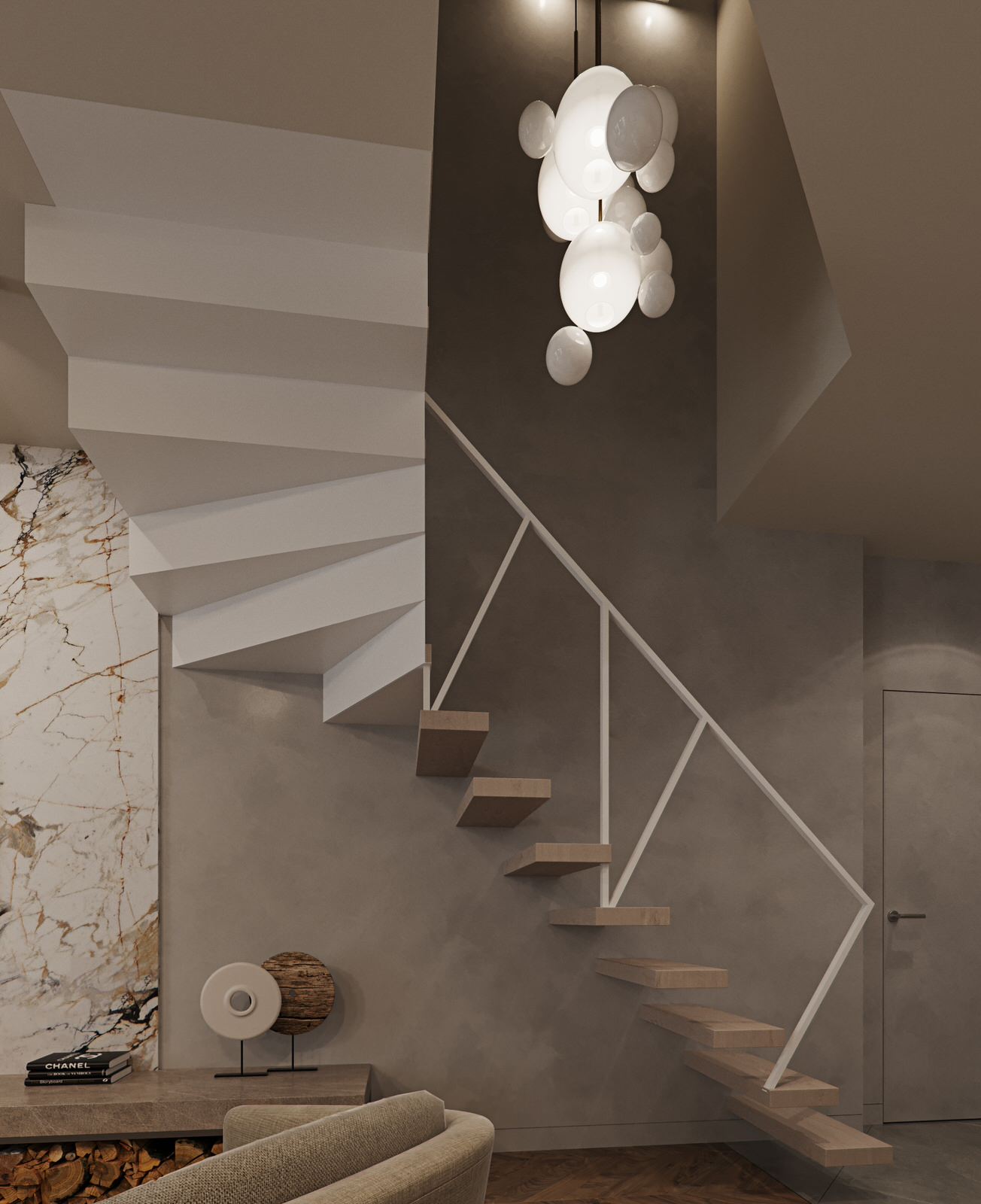 Частная двухуровневая квартира LP