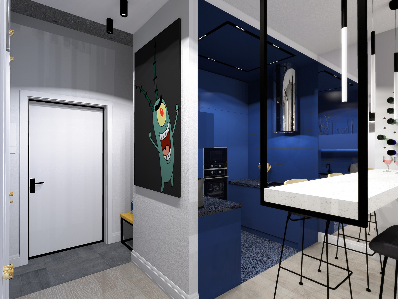 ЗАДОРНАЯ КВАРТИРА В СТИЛЕ ЛОФТ